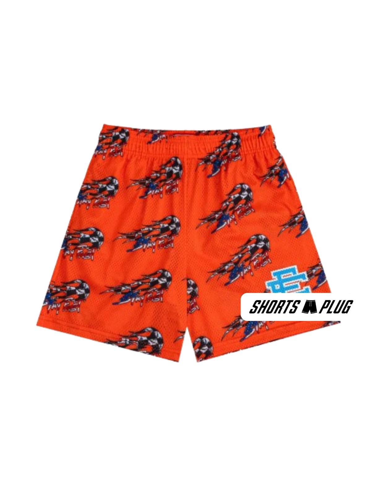 Schwarz-weiße Sox-Mesh-Shorts (SP123)
