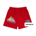 Arizona Red mesh shorts - front product view