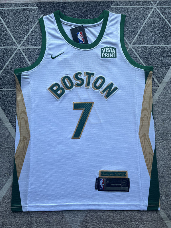 Boston 2024 White City Edition Basketball Jersey #7 front view [SPMERGE:P047:front]