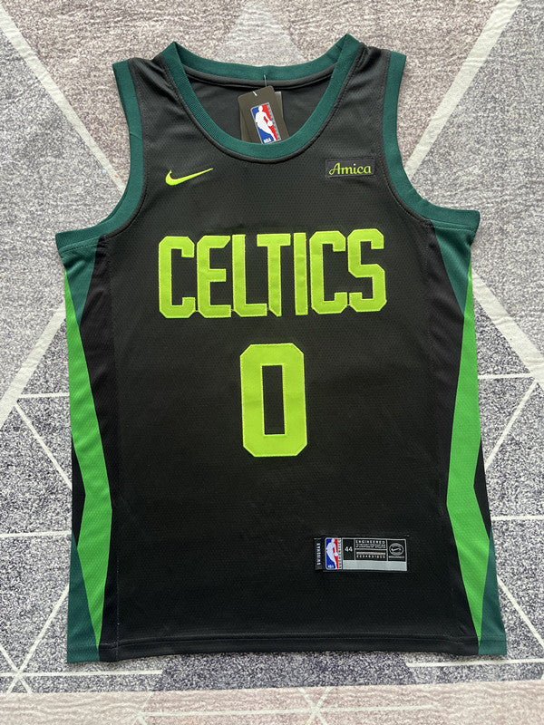 Boston 2025 Black City Edition Basketball Jersey #0 front view [SPMERGE:P073:front]