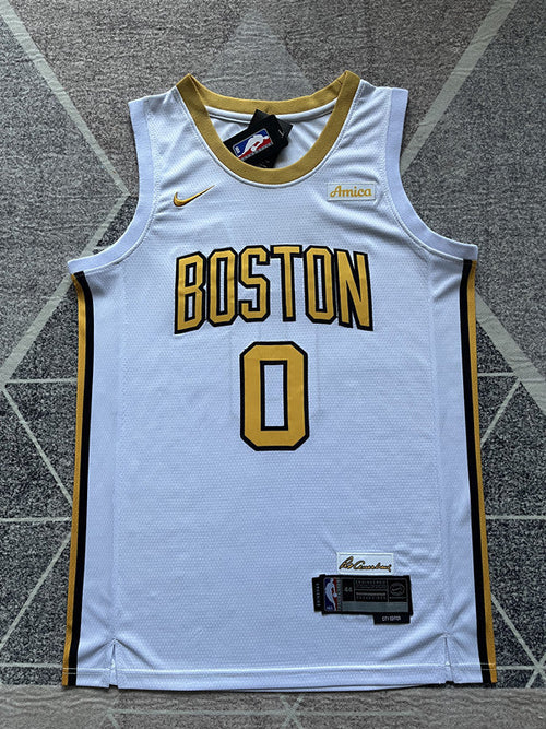 Boston 2026 White City Edition Basketball Jersey #0 front view [SPMERGE:P086:front]