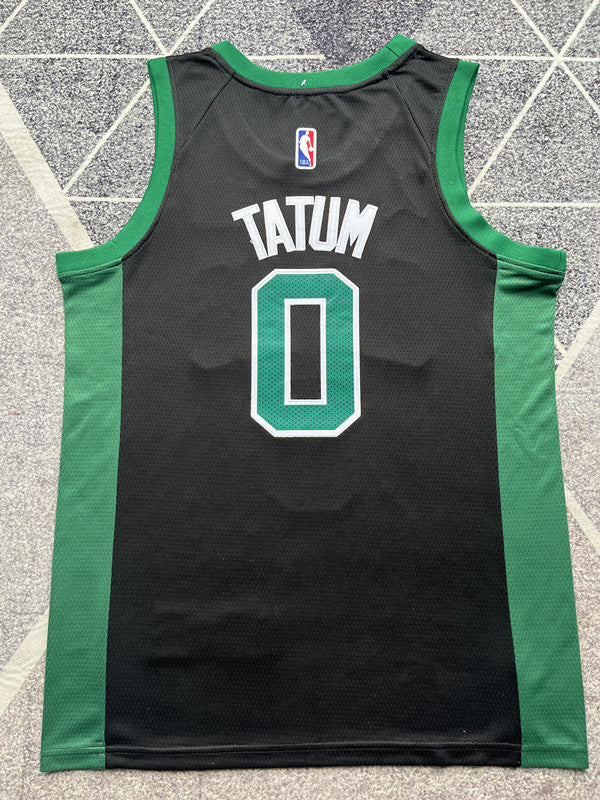 Boston Black Basketball Jersey #0 back view [SPMERGE:P008:back]