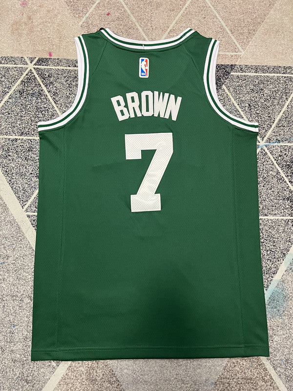 Boston Green Basketball Jersey #7 back view [SPMERGE:P169:back]