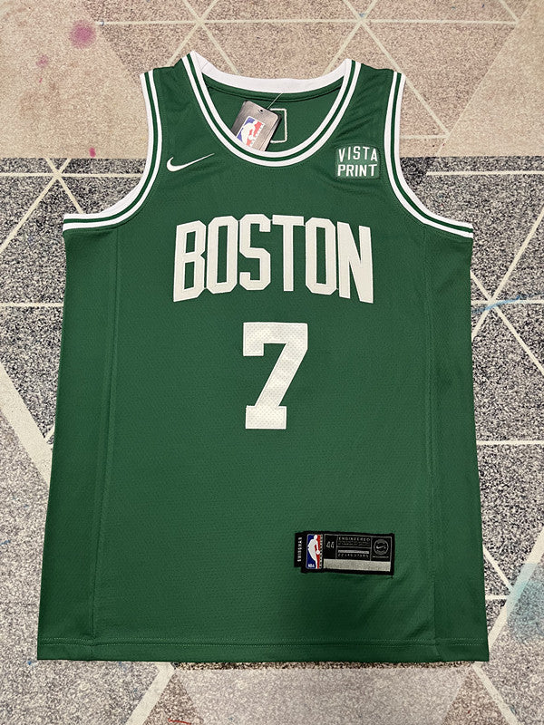 Boston Green Basketball Jersey #7 front view [SPMERGE:P169:front]
