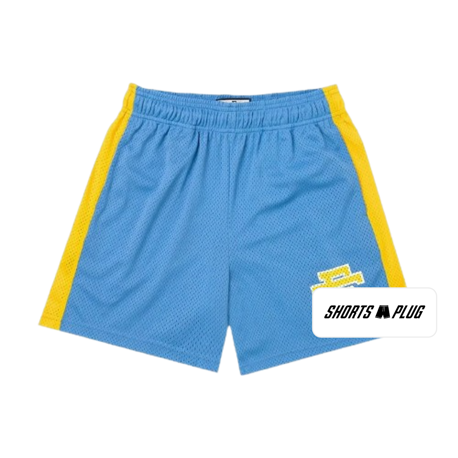 Carolina Gold Side Stripe mesh shorts - front product view