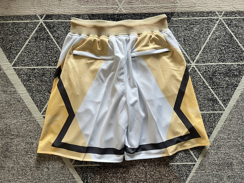 Off-White Chicago Bulls premium basketball shorts, full back view