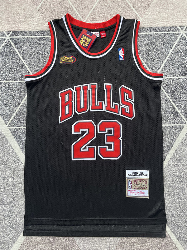 Chicago Black Finals Edition Basketball Jersey #23 front view [SPMERGE:P149:front]
