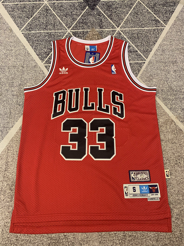 Chicago Red Basketball Jersey #33 front view [SPMERGE:P136:front]