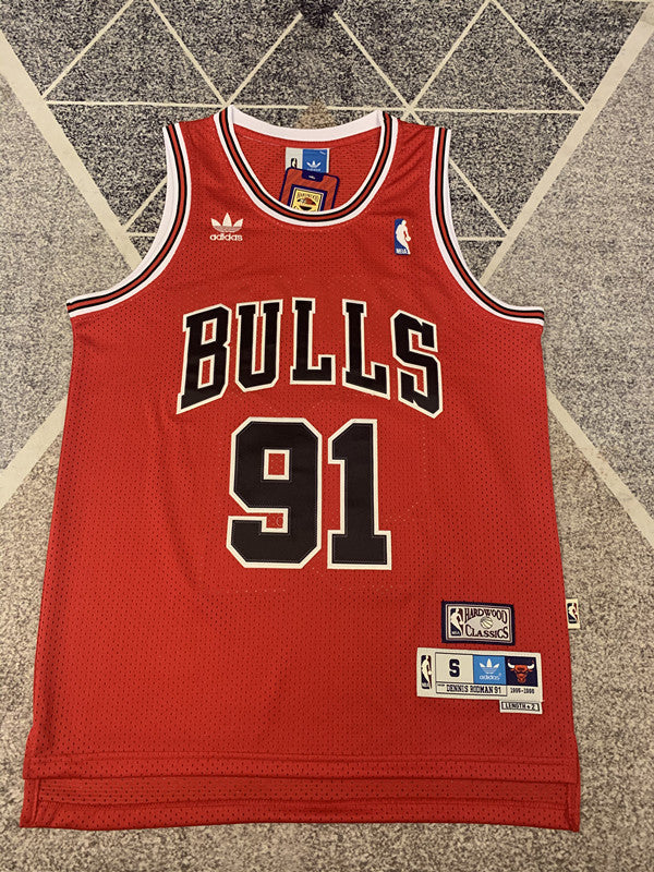 Chicago Red Basketball Jersey #91 front view [SPMERGE:P143:front]