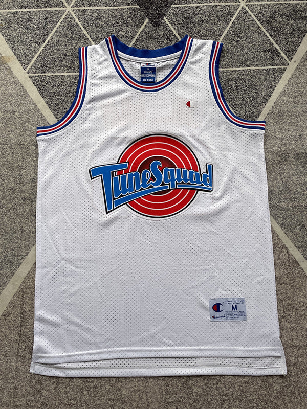 White Chicago Bulls basketball jersey, full front view