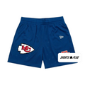 Chiefs Royal mesh shorts - front product view