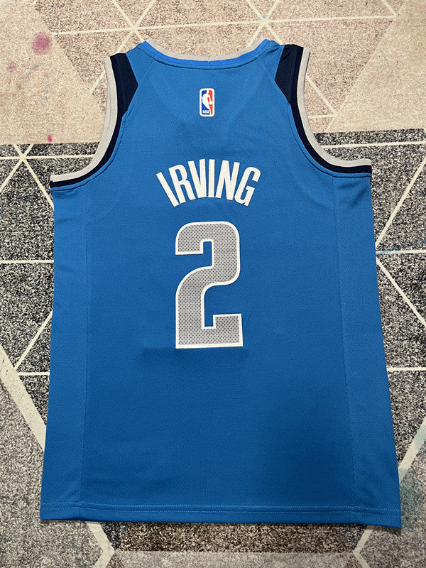 Dallas Light Blue Basketball Jersey #2 back view [SPMERGE:P020:back]