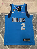 Dallas Light Blue Basketball Jersey #2 front view [SPMERGE:P020:front]