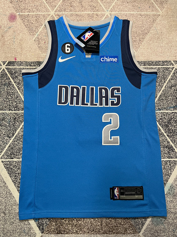 Dallas Light Blue Basketball Jersey #2 front view [SPMERGE:P020:front]