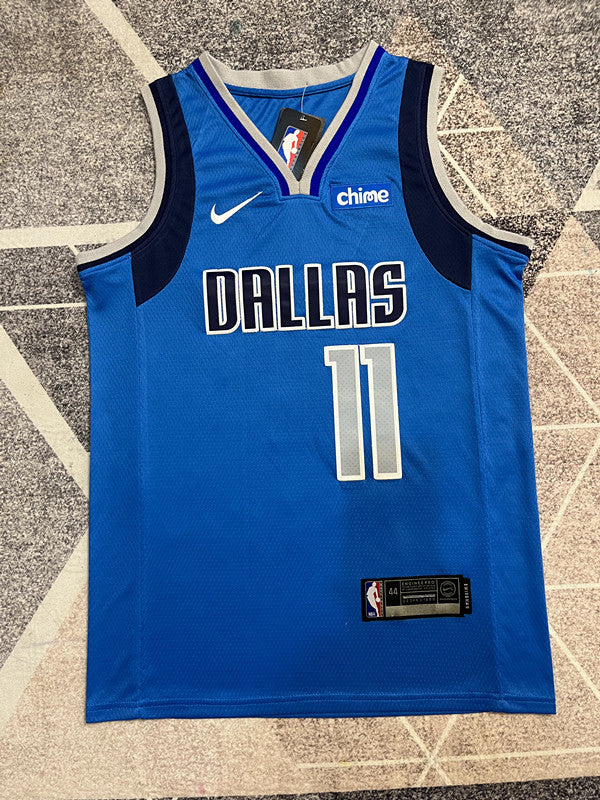 Dallas Light Blue Basketball Jersey #11 front view [SPMERGE:P055:front]