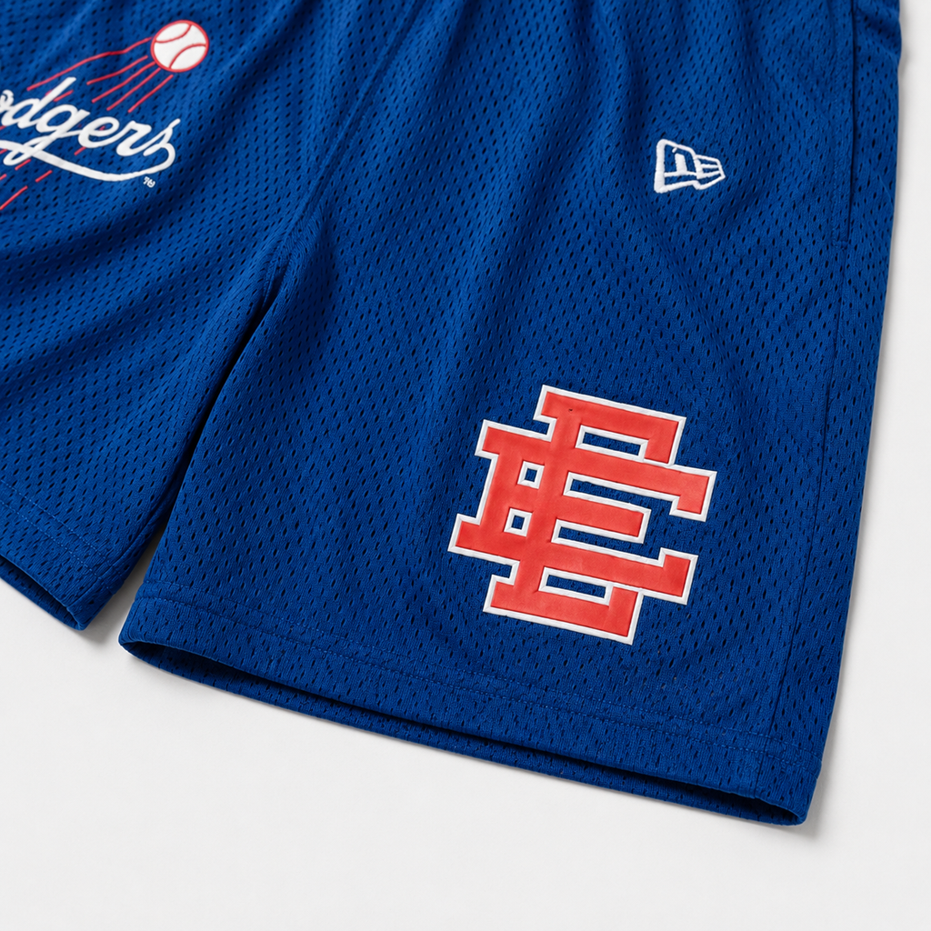 Dodgers Royal mesh shorts - detail view