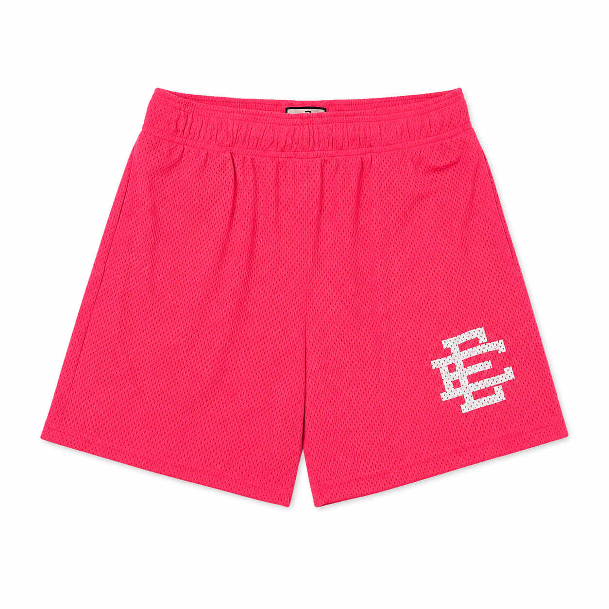 Hot Pink mesh shorts - lifestyle view