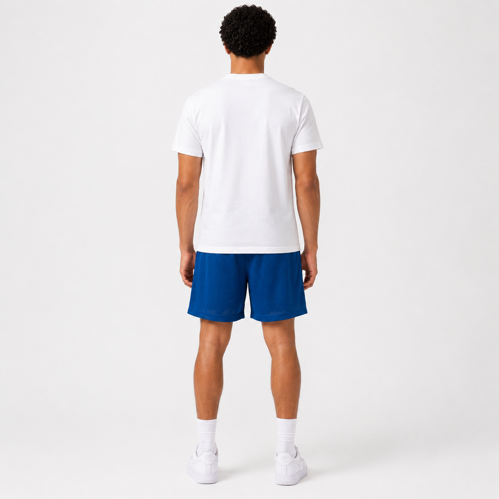 Dodgers Royal mesh shorts - back angle view