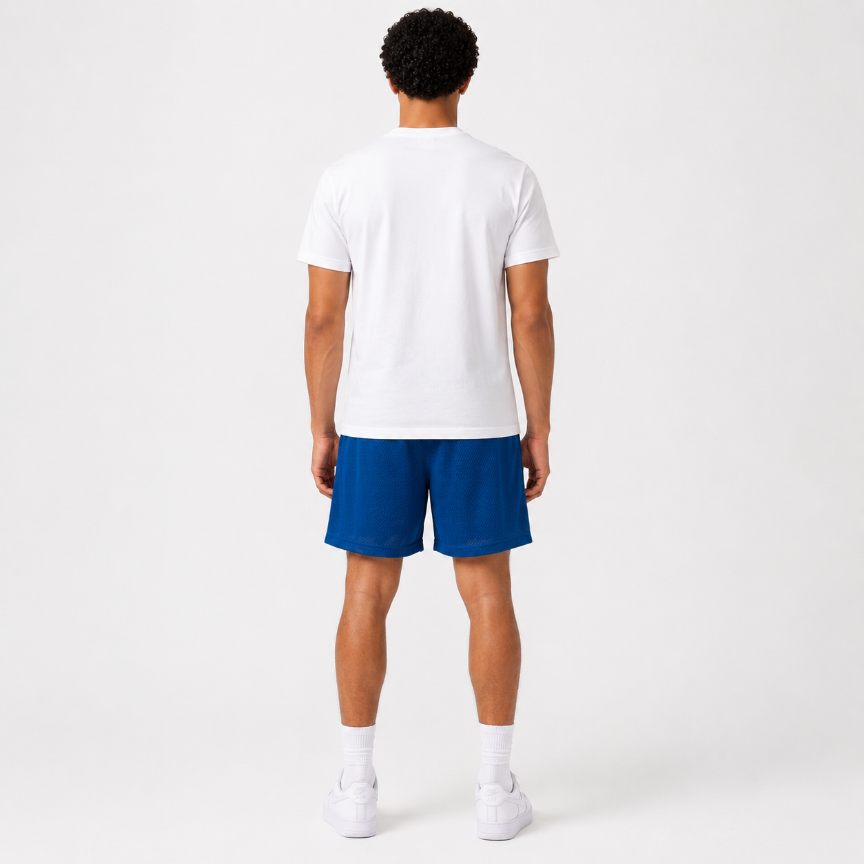 Dodgers Royal mesh shorts - back angle view