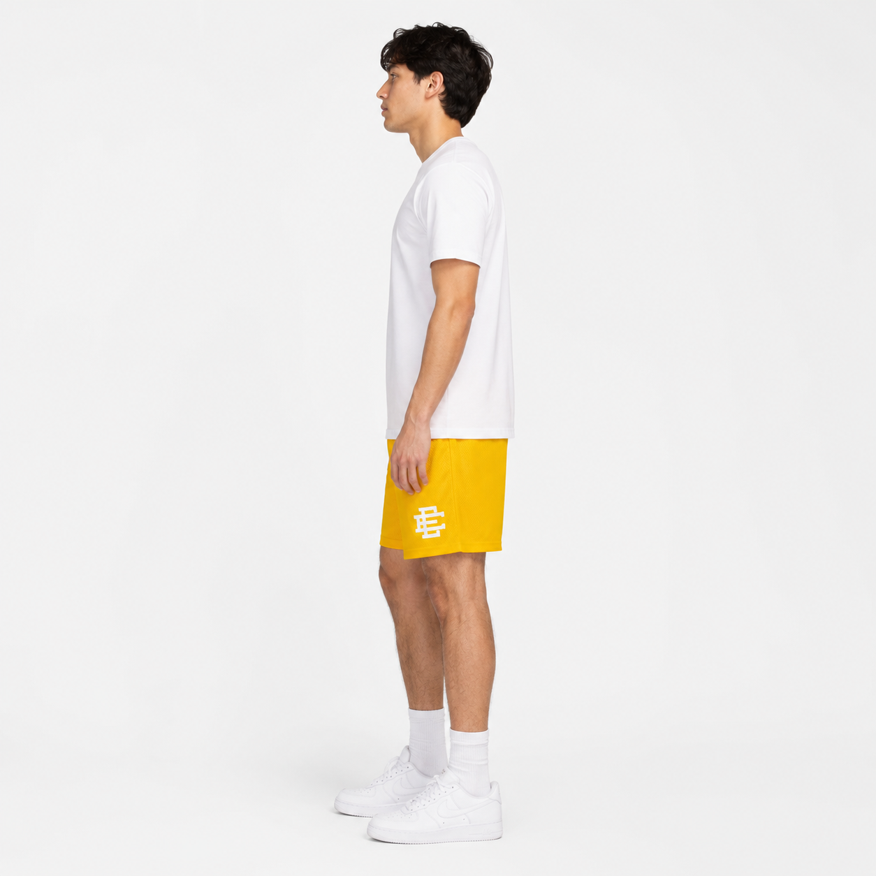 Sun Gold mesh shorts - back angle view