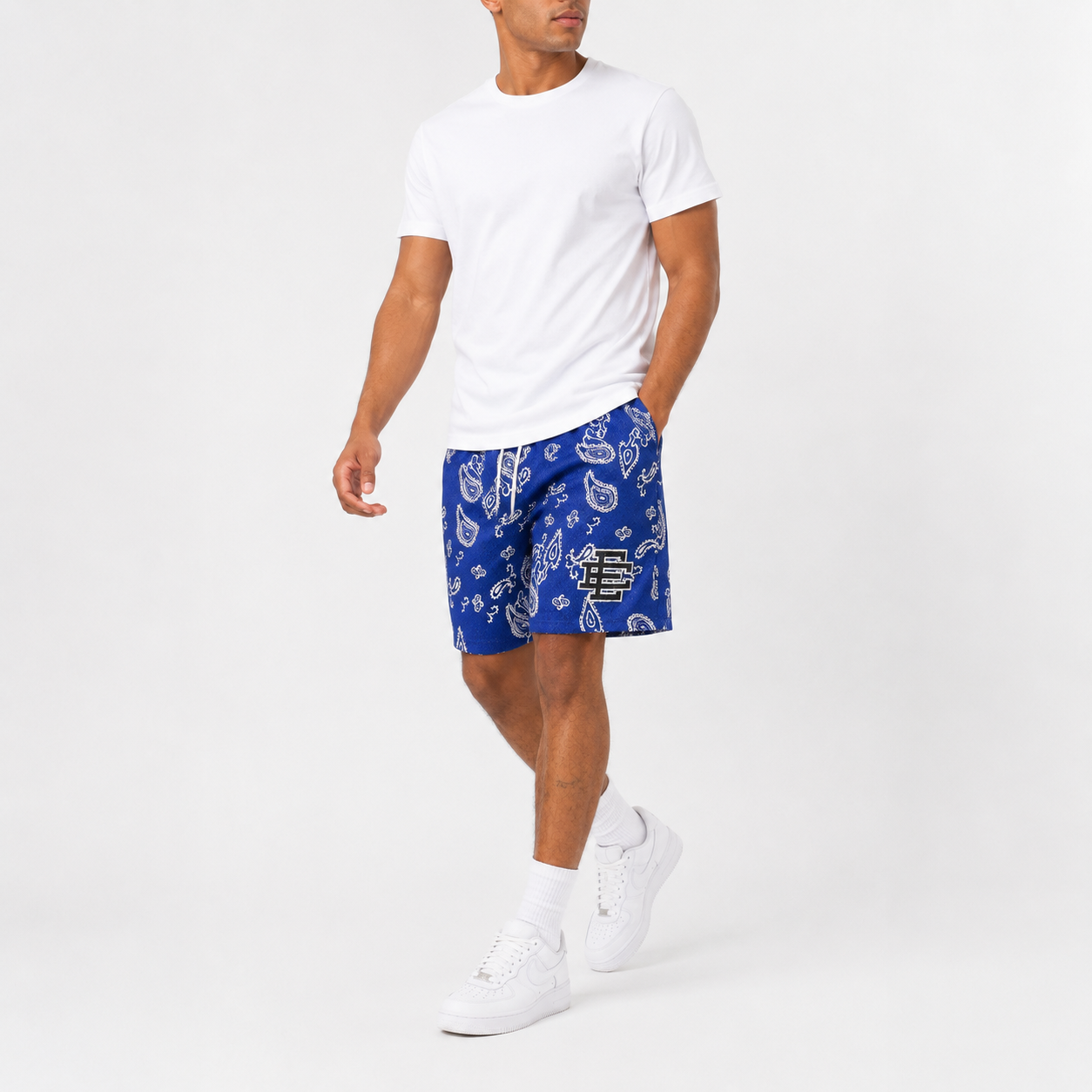 Royal Bandana mesh shorts - lifestyle view