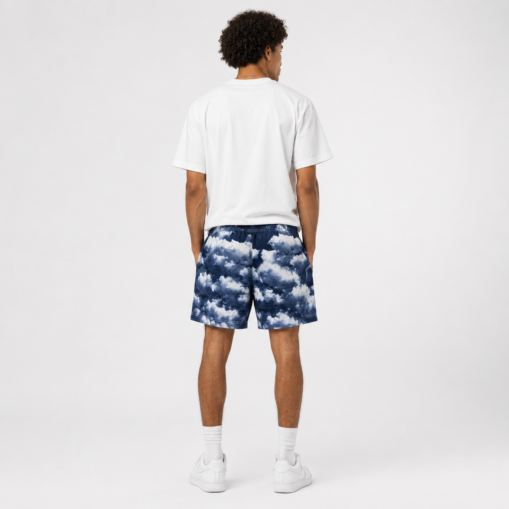 Night Cloud mesh shorts - side view
