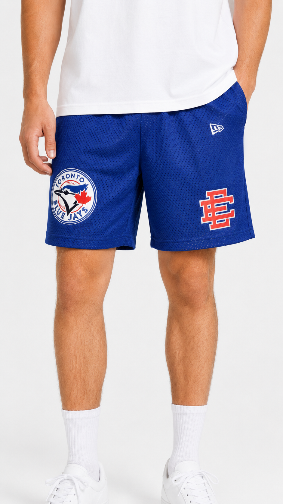 Blue Jays Royal mesh shorts - back angle view