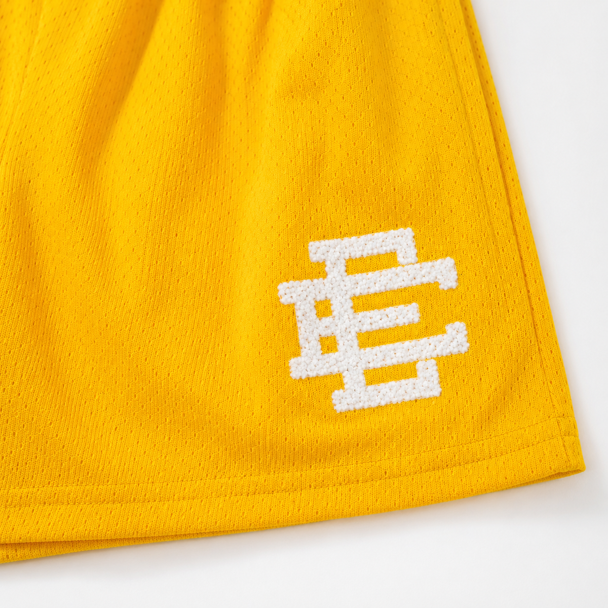 Sun Gold mesh shorts - detail view