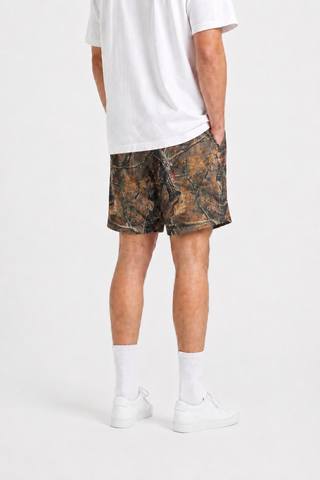 Realtree Camo mesh shorts - side view