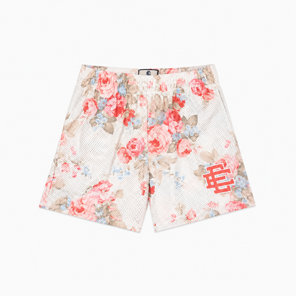 Rose Garden mesh shorts - lifestyle view