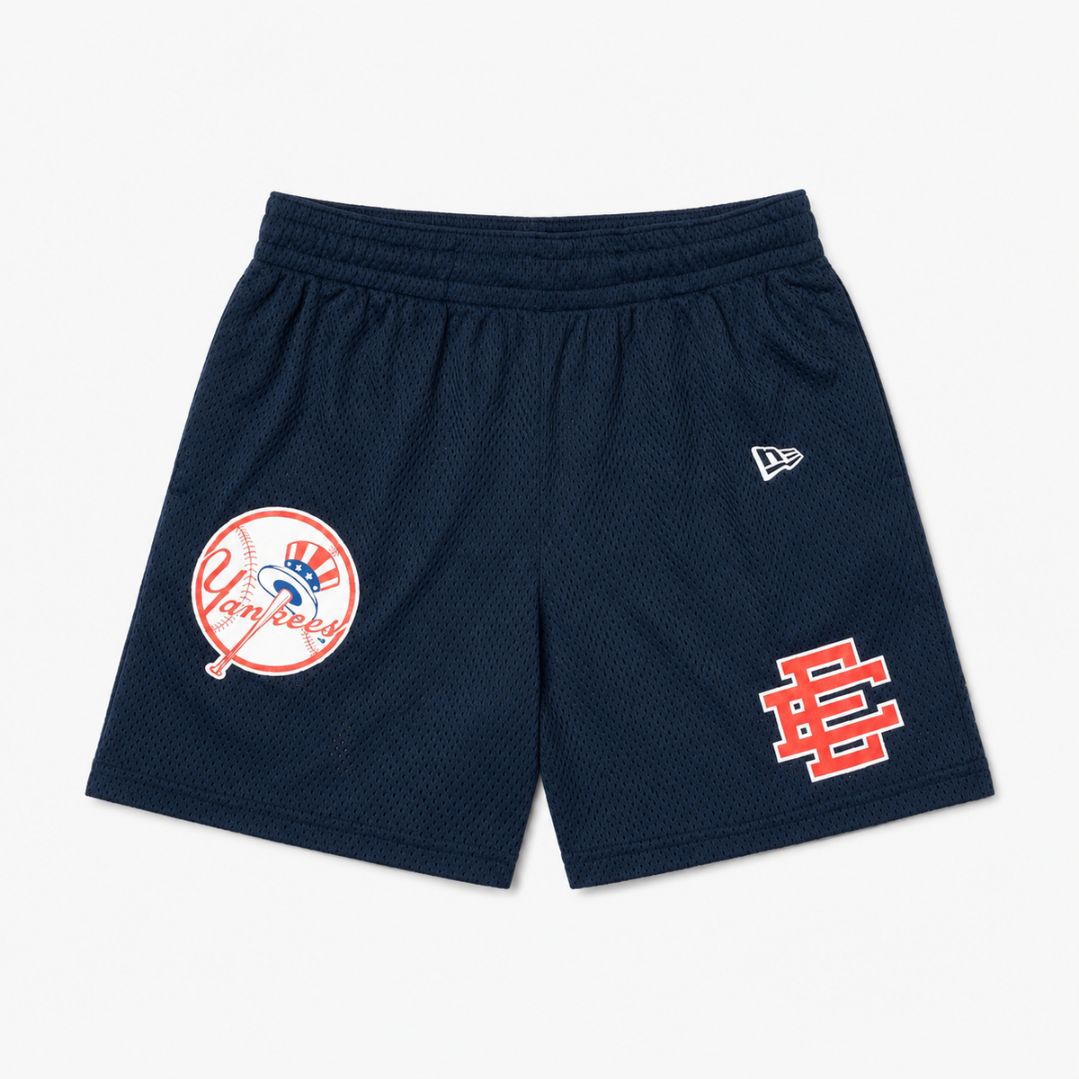 Midnight Yankees mesh shorts - detail view