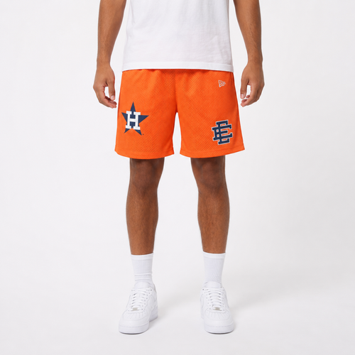 Astros Orange mesh shorts - front angle view