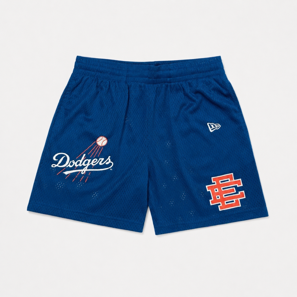 Dodgers Royal mesh shorts - detail view