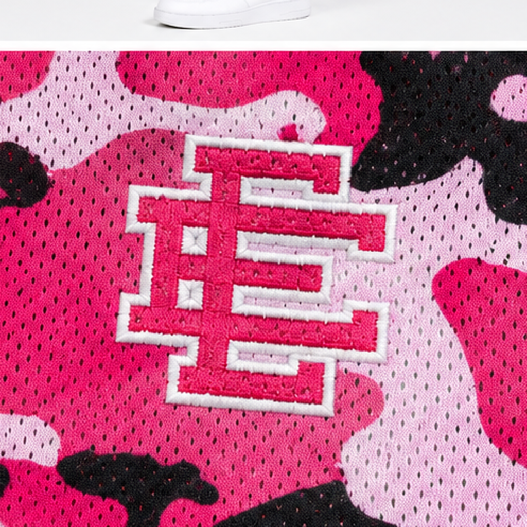 Pink Camo mesh shorts - lifestyle view