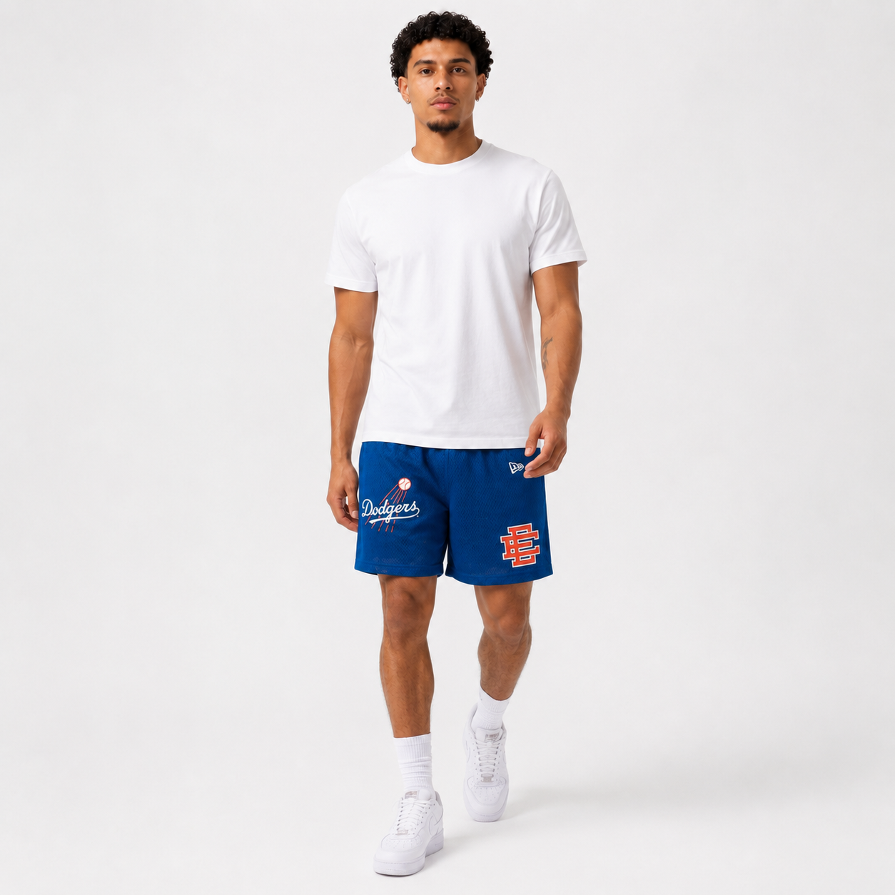 Dodgers Royal mesh shorts - lifestyle view