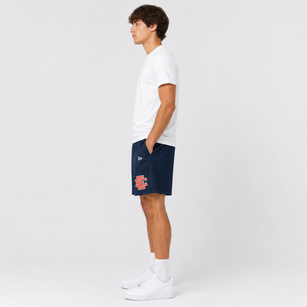 Midnight Yankees mesh shorts - detail view