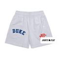 Duke White mesh shorts - front product view