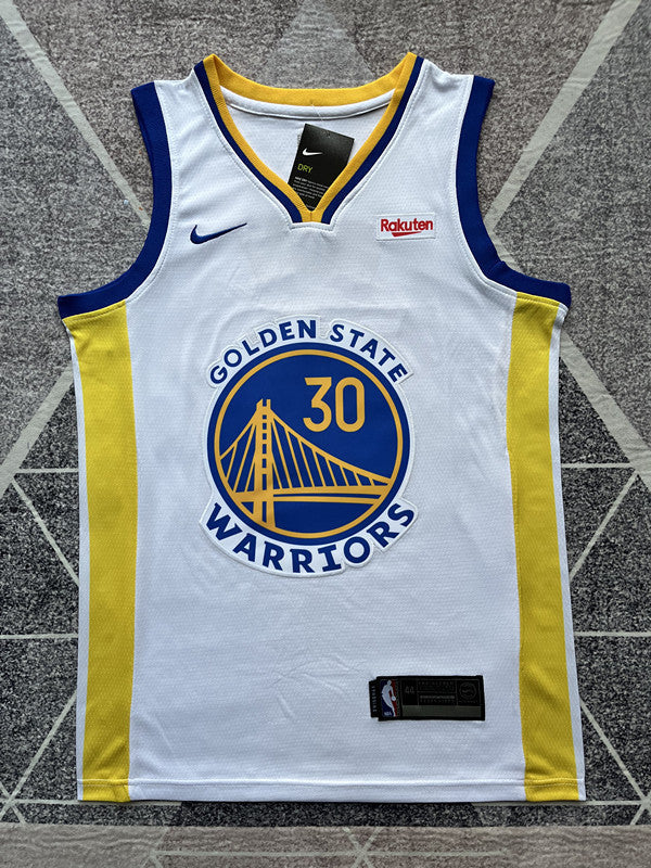 Golden State White Basketball Jersey #30 front view [SPMERGE:P012:front]