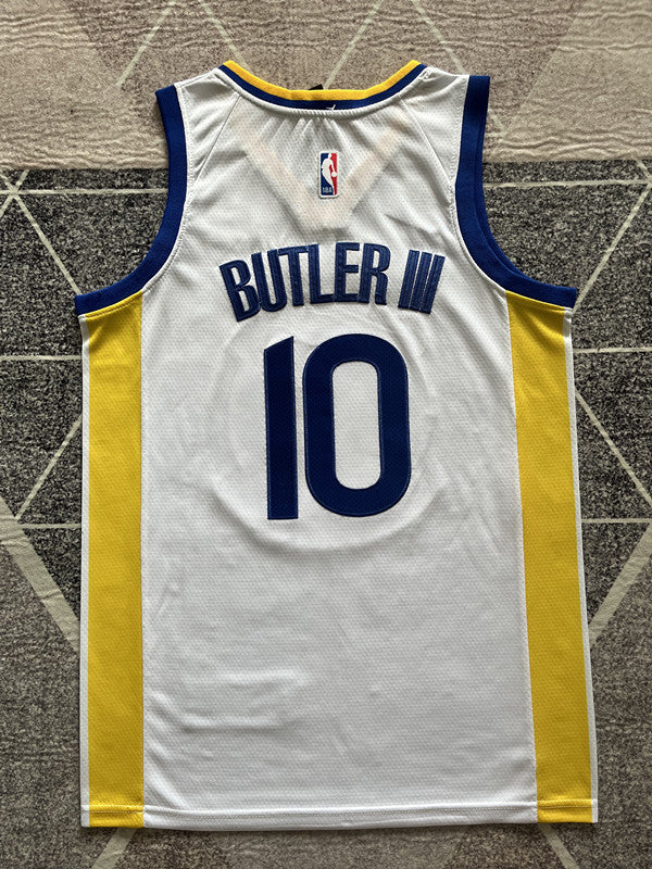 Golden State White Basketball Jersey #10 back view [SPMERGE:P171:back]