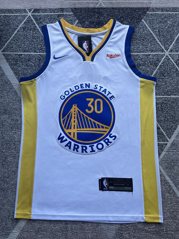 Golden State White Basketball Jersey #30 front view [SPMERGE:P174:front]