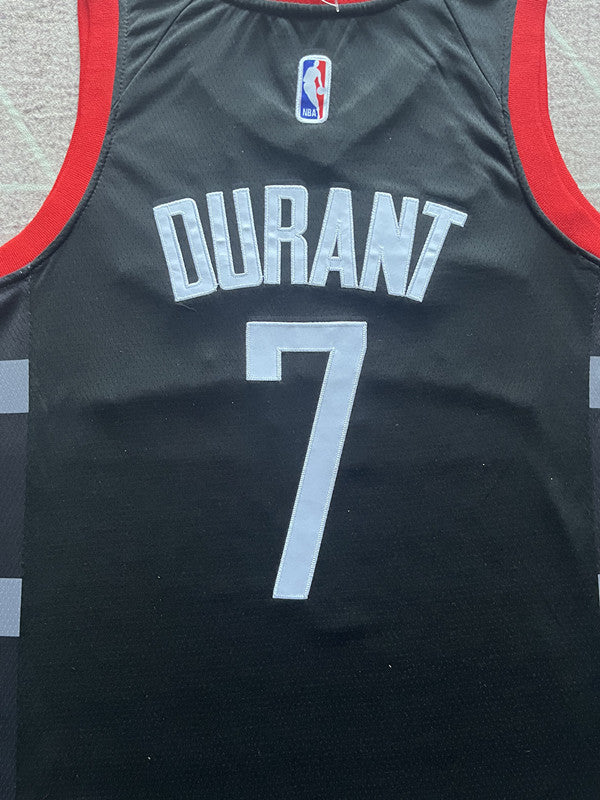 Black Houston Rockets basketball jersey, back lettering and number detail