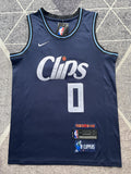 LA Clippers 2024 Navy City Edition Basketball Jersey #0 front view [SPMERGE:P059:front]