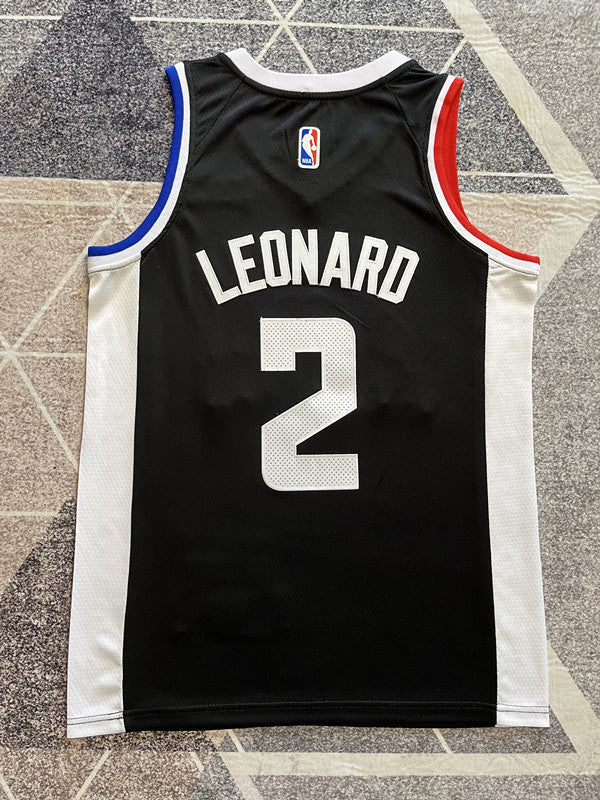 LA Clippers Black City Edition Basketball Jersey #2 back view [SPMERGE:P196:back]