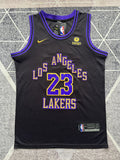 LA Lakers 2024 Black City Edition Basketball Jersey #23 front view [SPMERGE:P063:front]