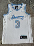White LA Lakers basketball jersey, full front view