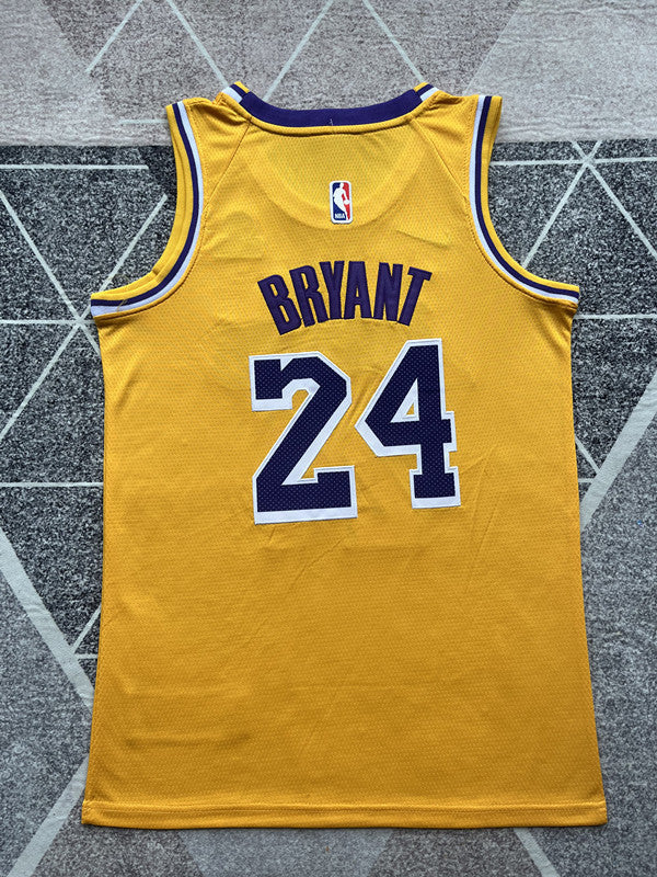 LA Lakers Yellow Basketball Jersey #24 back view [SPMERGE:P236:back]