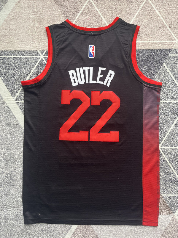 Miami 2024 Black City Edition Basketball Jersey #22 back view [SPMERGE:P067:back]