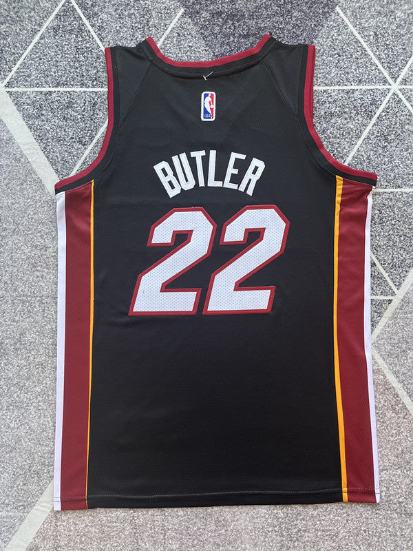 Miami Black Basketball Jersey #22 back view [SPMERGE:P282:back]
