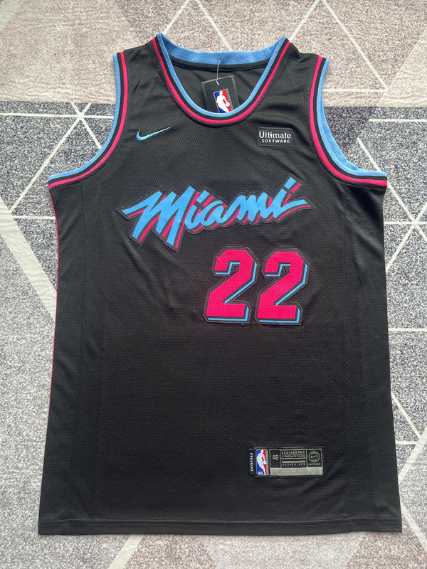 Miami Black Vice Basketball Jersey #22 front view [SPMERGE:P283:front]