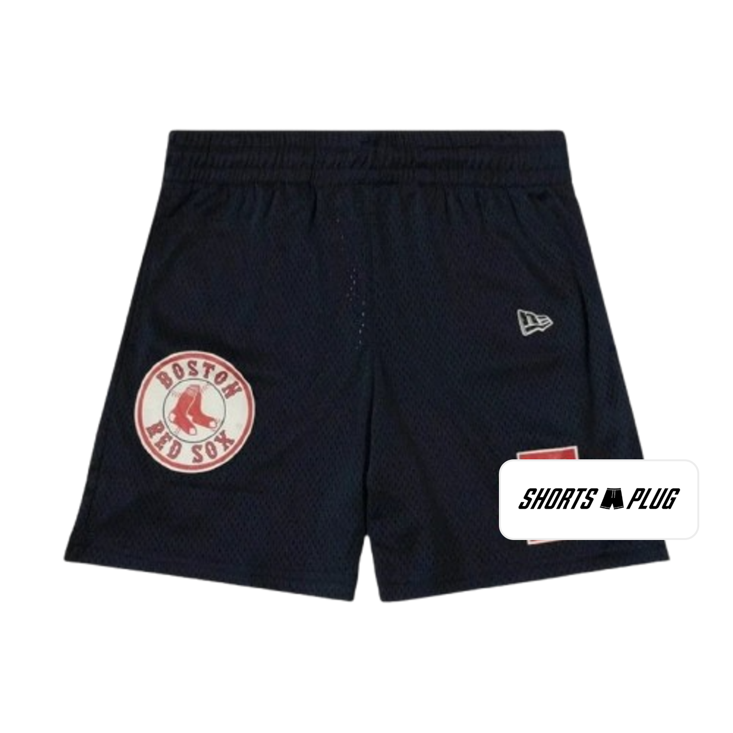 Midnight Red Sox mesh shorts - front product view